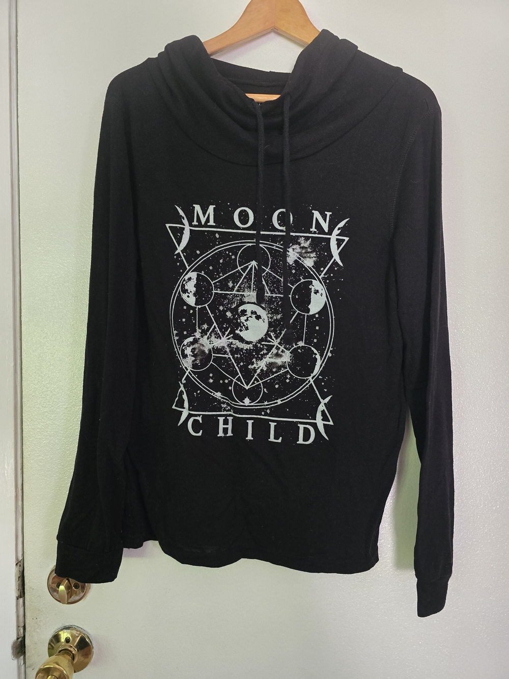 Fifth Sun Black Moon Child Graphic Hoodie